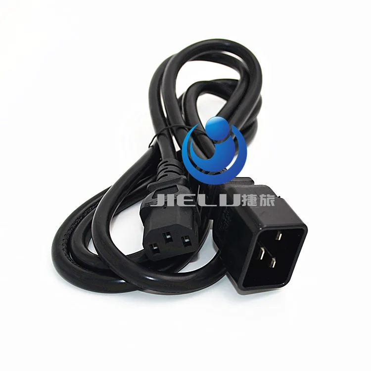 

1.8M C13 C20 Power Cord Server UPS Power Cable C19 Female to C20 Male 16A/250V power supply cord 3X1.5mm square Power Wire