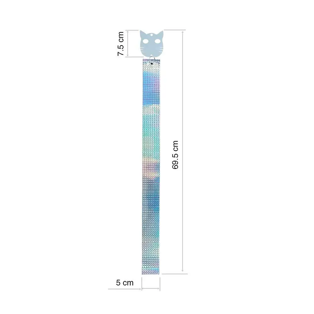 Bird Deterrent Reflective Scare Tape Discs, Pest Control Dual-Sided Repellent Tape w/ Holographic Reflective Deterrent Discs Bird Deterrent Reflective Scare Tape Discs, Pest Control Dual-Sided Repellent Tape w/ Holographic Reflective Deterrent Discs
