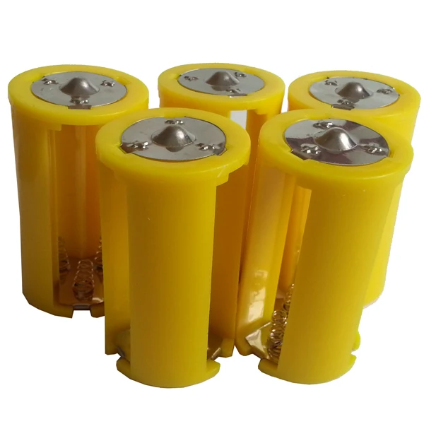 10pcs 3 x aa to d size battery converter aa to d adapter holder case d size battery
