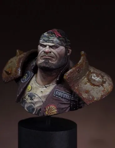 

1/12 Scale Resin Bust Fantasy Soldier Figure Model Kit Free Shipping