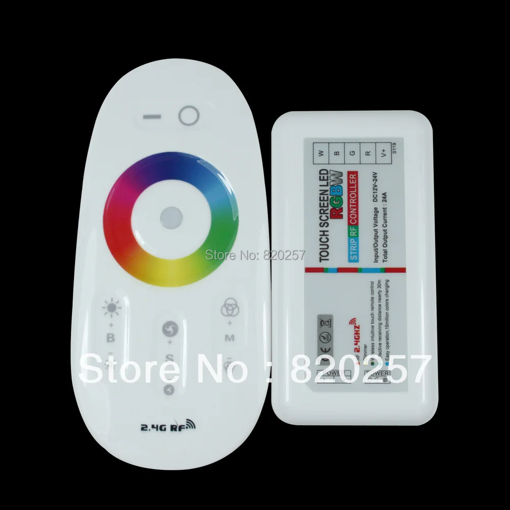 

DHL EMS free shipping 8pcs lot Smartphone or Tablet WiFi Compatible controller RF touch screen RGBW 4 channel controller 12V/24V