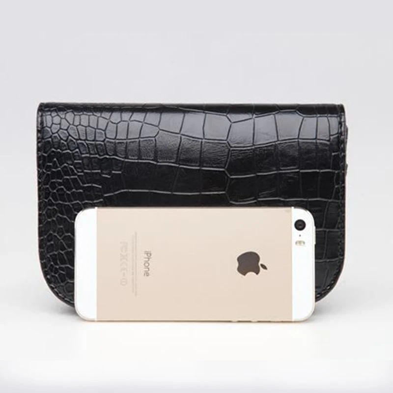 Women Alligator Waist Pack Leather Waist Belt Bag Fanny Packs Pouch Phone Bag
