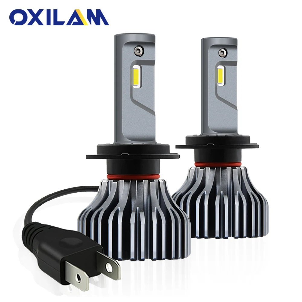 

OXILAM 9000LM Fanless H7 LED Headlight Headlamp H7 Led Canbus Error Free Car Light Bulb Fog Lamp 40W 6000K White DC 12V 24V