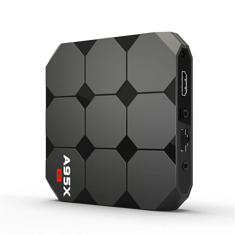 

A95X R2 TV Box Android 7.1 Amlogic S905W 2GB 16GB comes with quad-core Cortex-A53 CPU up to 1.2GHz and Mali-450