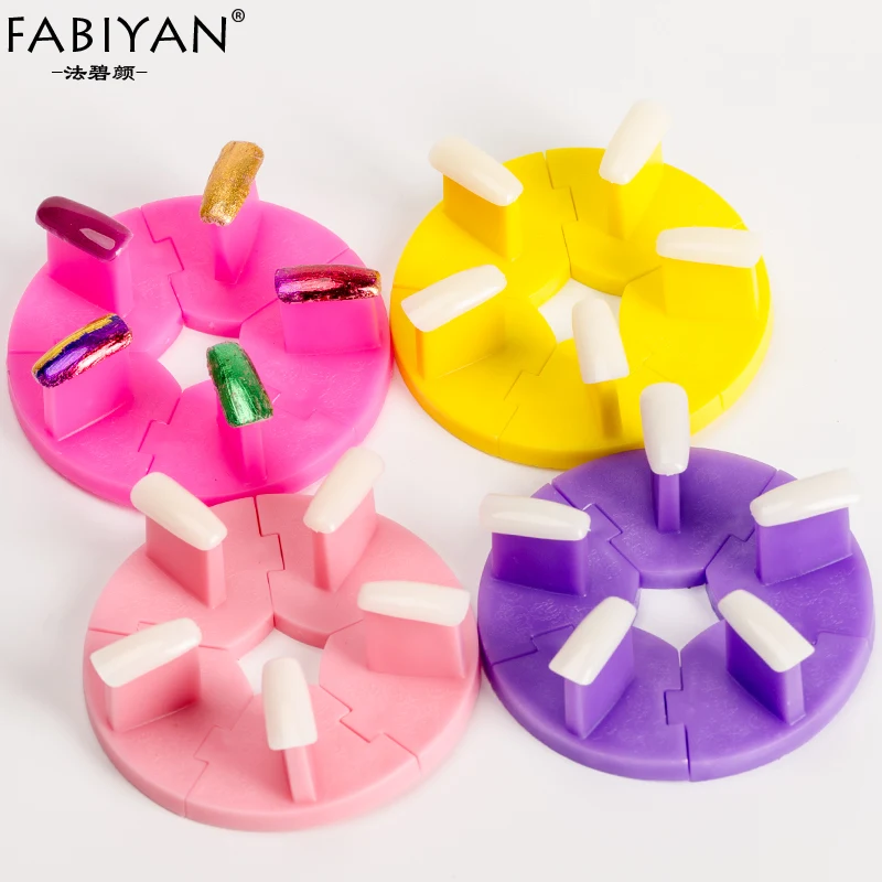 

Removable Lotus Seat Training Frame DIY Nail Art Polish Gel UV False Tips Display Practice Stand Holder Salon Manicure Tools Set