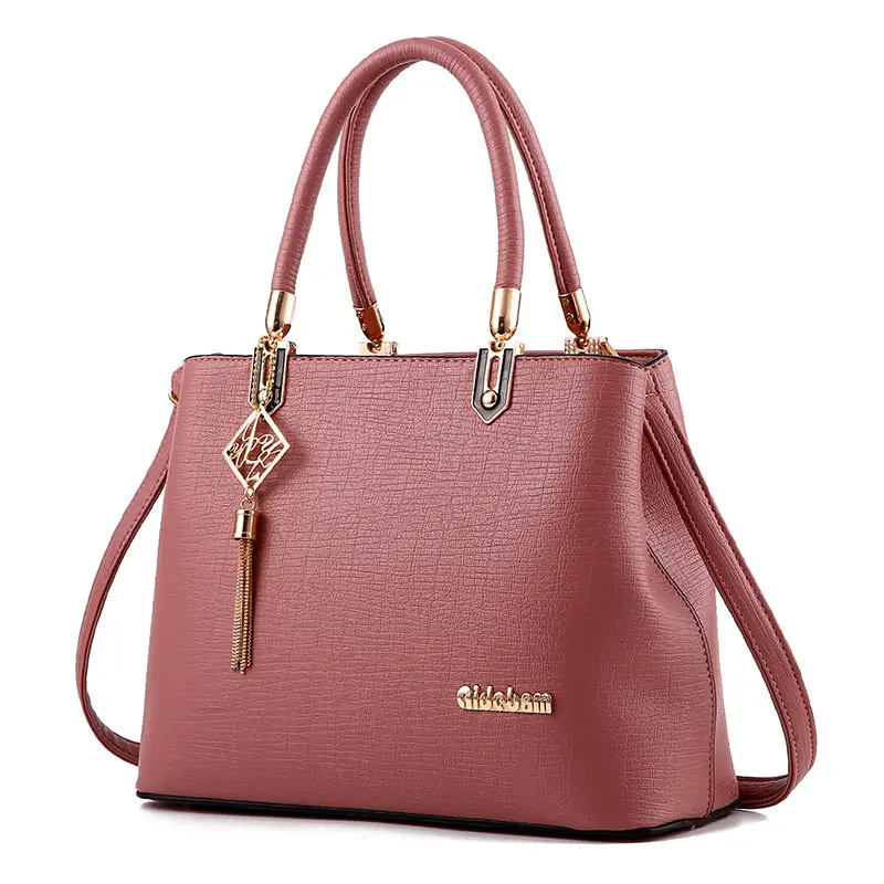 

2017 Women Handbags Ladies Leather Commuter Office Ring Tote Bag Women's Pouch Bolsas Famous Ladys Flap Bag High Quality Black