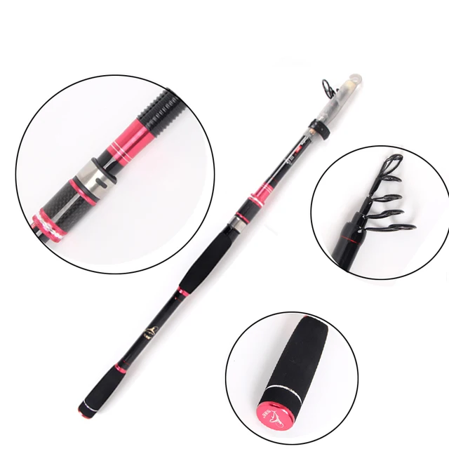 Best Offers High Quality Carbon Fiber Telescopic Fishing Rod Sea Carp Fishing Spinning Rod 240cm Best Offers High Quality Carbon Fiber Telescopic Fishing Rod Sea Carp Fishing Spinning Rod 240cm