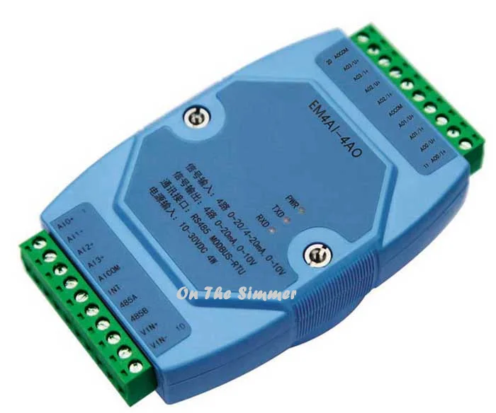 

Analog input and output 4 module