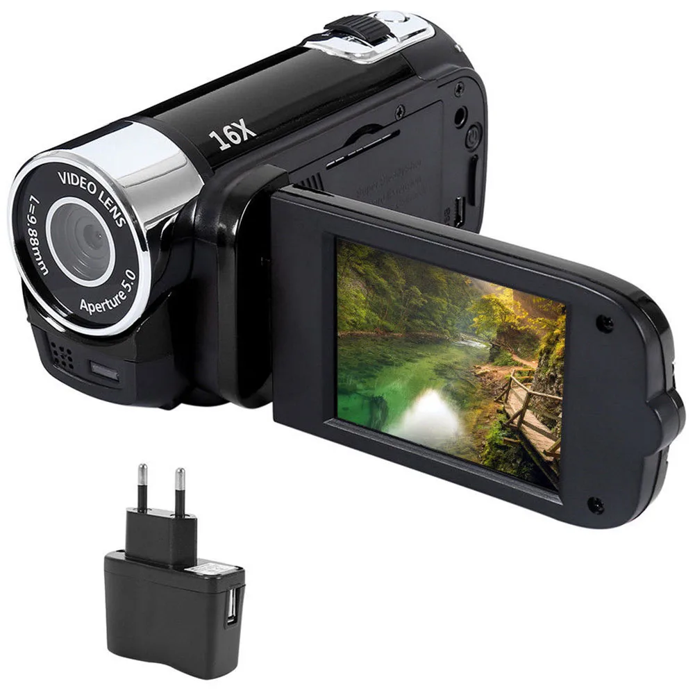 

1080P Portable Gifts Video Record Anti-shake Timed Selfie Professional Night Vision Digital Camera High Definition LED Light