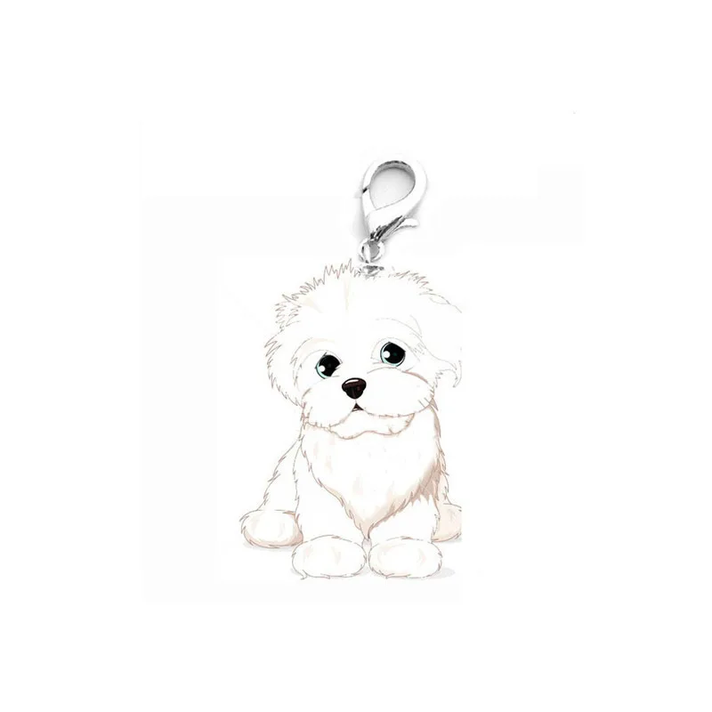 Новейший мини-ошейник bichon frise для домашних животных кошек собак ювелирный кулон
