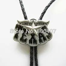 Розничная Черный Эмаль Винтаж Техасский длинный Рог звезда Галстук боло BOLOTIE-WT026BK Новое