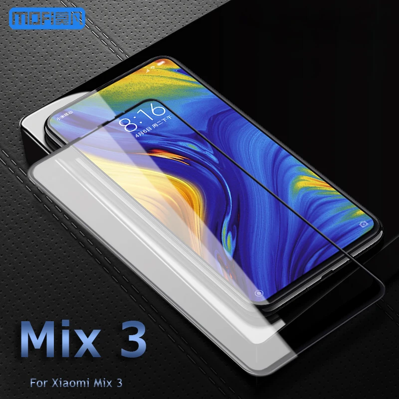 xiaomi mi mix 3 glass full cover Mofi original anti knock xiaomi mi mix3 front film screen protector xiaomi mi mix 3 glass xiaomi mi mix 3 glass full cover Mofi original anti knock xiaomi mi mix3 front film screen protector xiaomi mi mix 3 glass