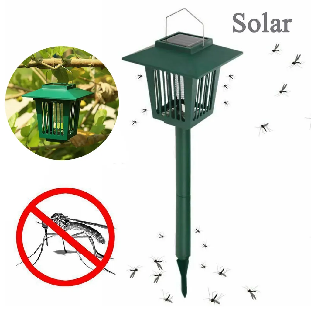

Household Products LED practical Solar Powered LED Light Pest Bug Zapper Insect Mosquito Killer Lamp Garden Light accessories