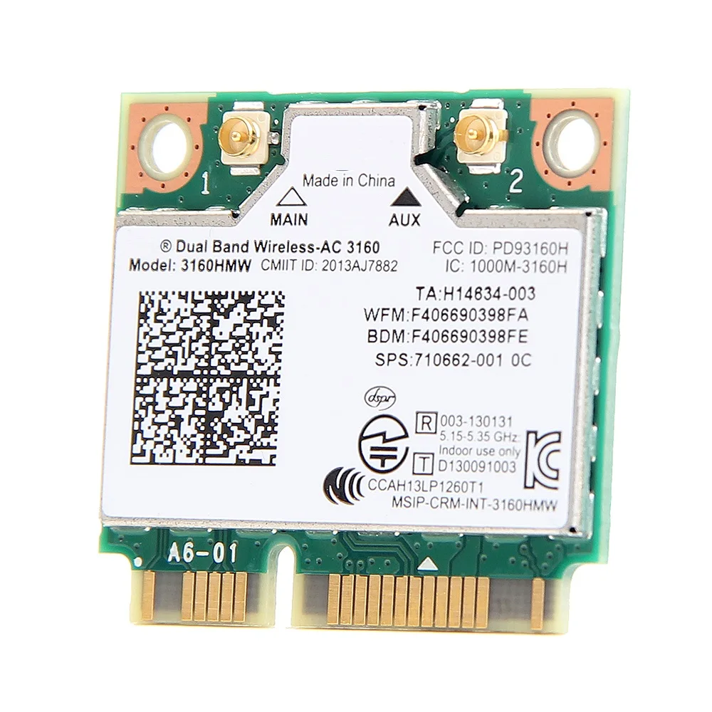 SSEA Новая беспроводная карта Wi Fi Bluetooth 4 0 для Intel Двухдиапазонная Беспроводная мини