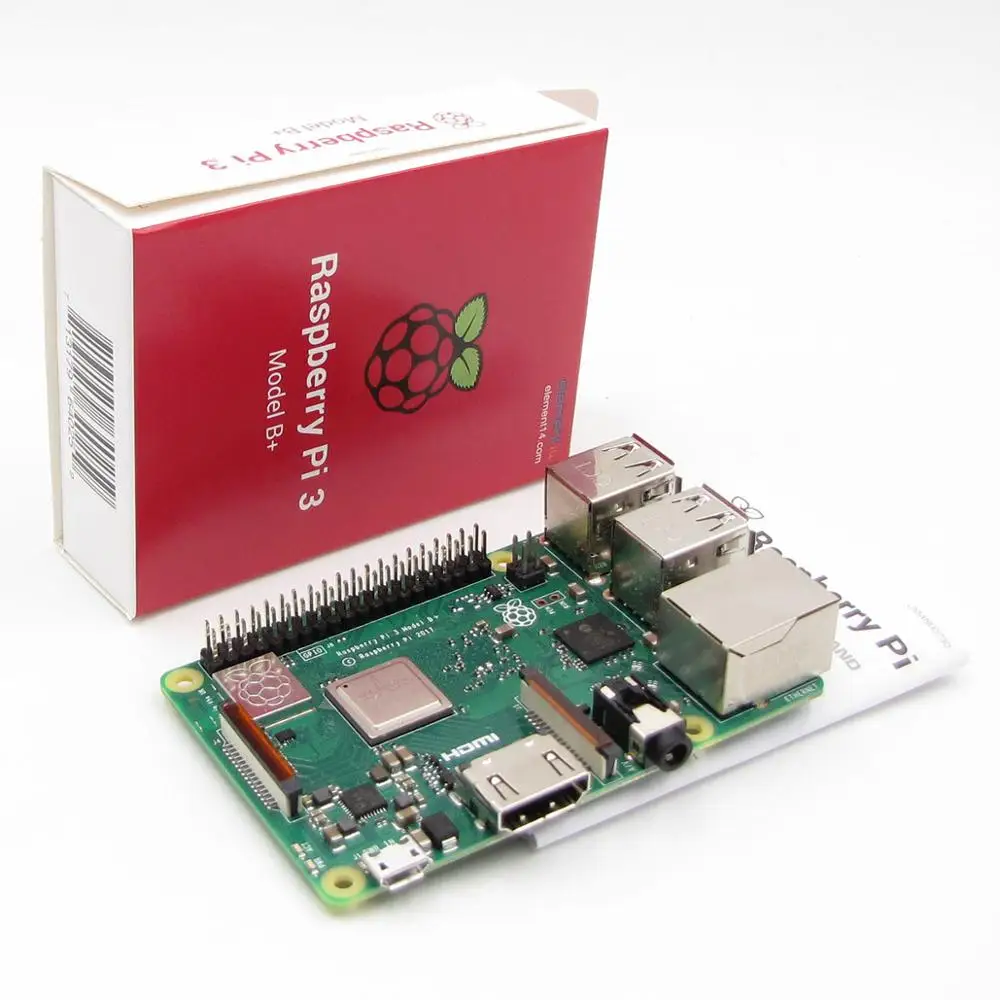 

2018 New Original Raspberry Pi 3 Model B+Plus 64-bit BCM2837B0 1GB SDRAM WiFi 2.4/5.0GHz Bluetooth PoE Ethernet PI 3B+PI3 B+Plus