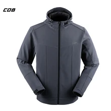 CQB открытый флисовая куртка Для мужчин водоотталкивающая Термальность Охота Одежда Пеший Туризм пальто Кемпинг утолщаются куртка с капюшоном