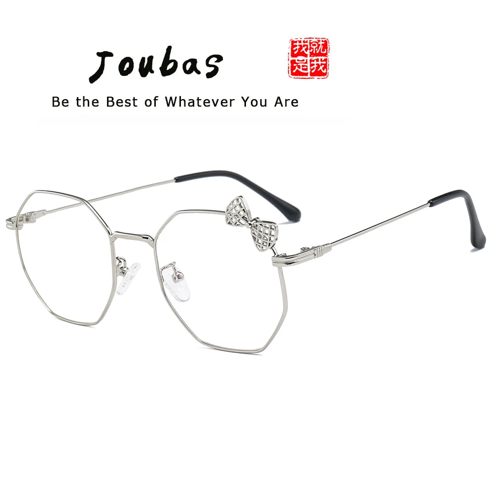 Joubas New Metal Cute Glasses Frame Women Girls Korean Lovely Plain Spectacles Bow Fashion Clear Lens Eyewear Brand Designer 61 Women S Sunglasses Aliexpress