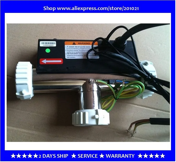 

T shape H30-R3 LX flow type Spa heater & hot tub heater & bathtub heater can replacing WEZUE WZWR30/WZWR40-2HR heater