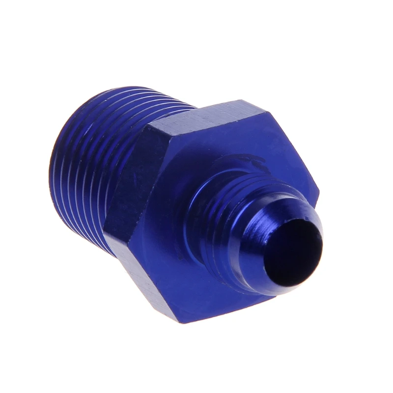 Car-Styling Blue Various AN6 AN8 NPT Straight Fuel Oil Air System Hose End Fitting Adapter Automobiles Replacement Parts