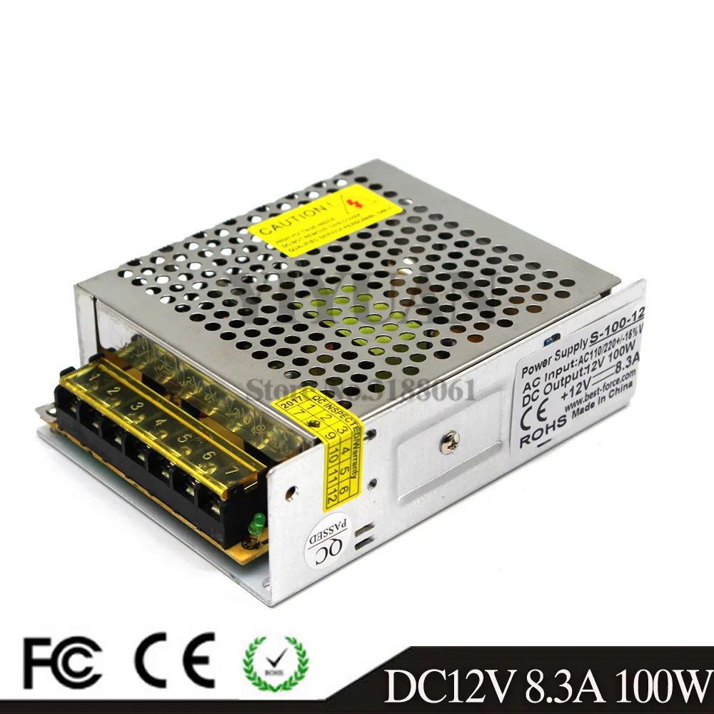 12V100W