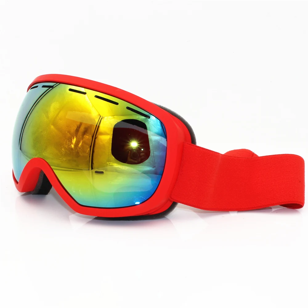 ski goggles one layers UV400 anti-fog big ski mask glasses skiing men women snow Adult snowboard goggles Skiing Eyewear