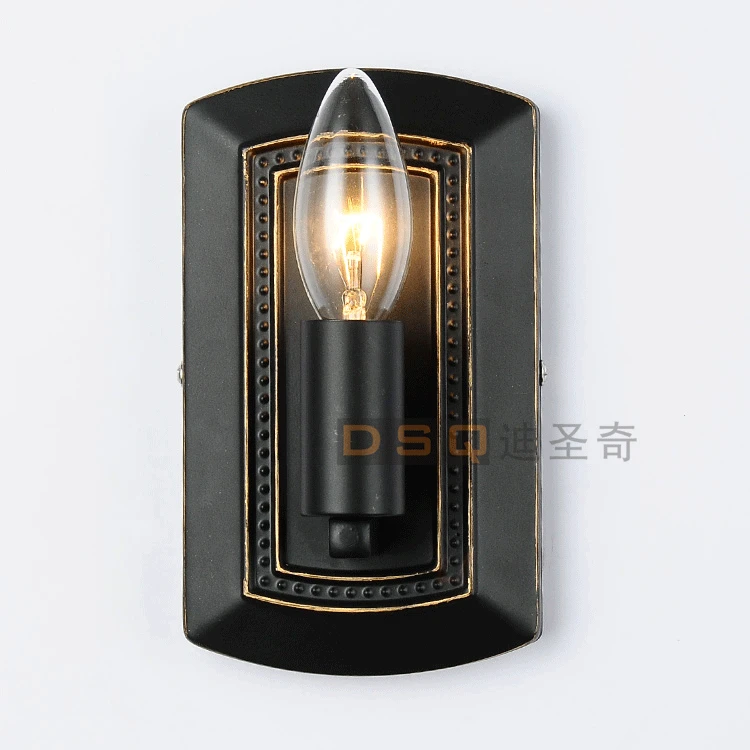 

The balcony corridor North European style village restaurant candle lamp bedside lamp simple retro nostalgia Wall Lamps