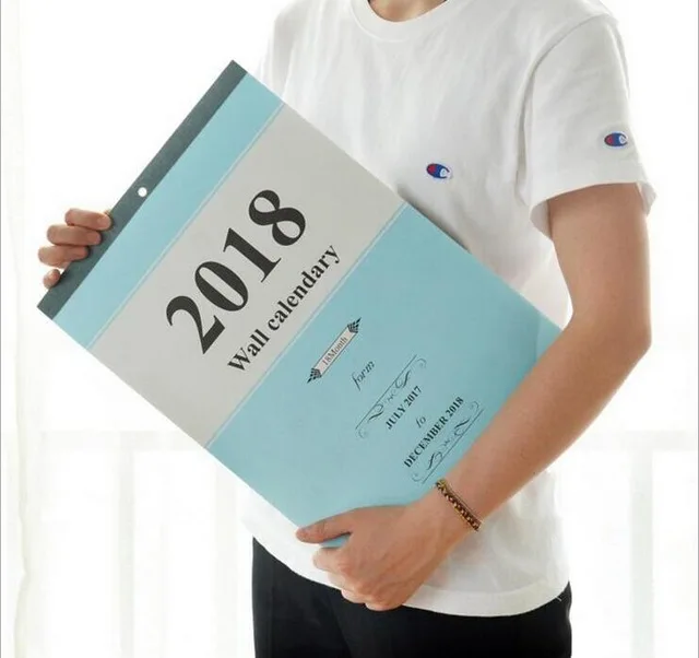 Creative Large Calendar Wall Calendar Planner 2018 Agenda Planner Organizer Calendario Daily Table Planner 2017 7