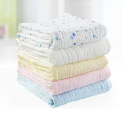 Утолщение 8 слоев для ванной полотенца мягкие детские одеяла новорожденных большой размеры пеленать обёрточная бумага летние дышащие