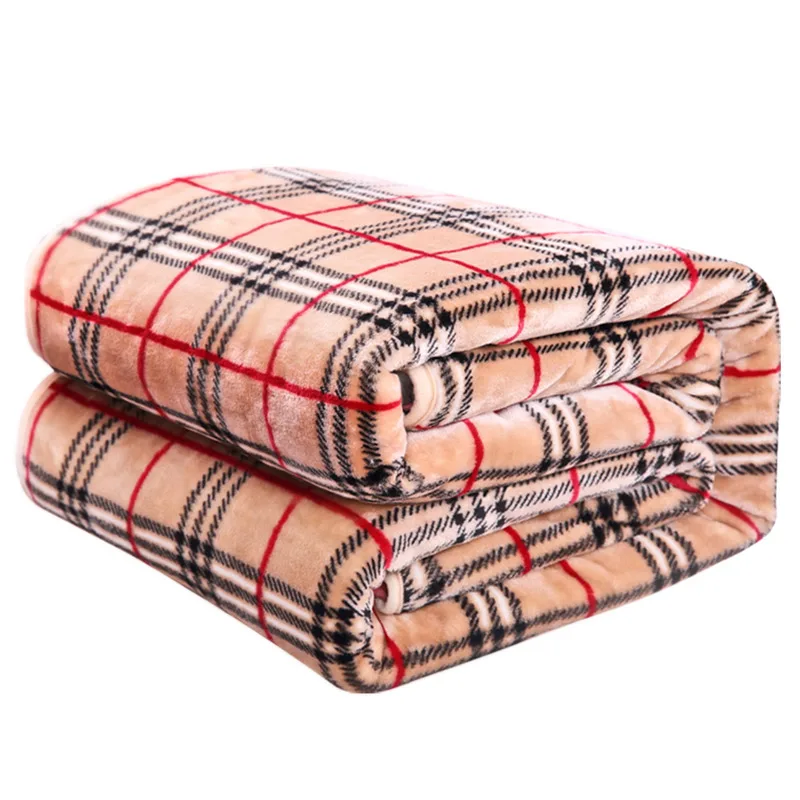 ESKIMO Plaid Blanket Coral Fleece Fabric Blanket travel blanket Cheap