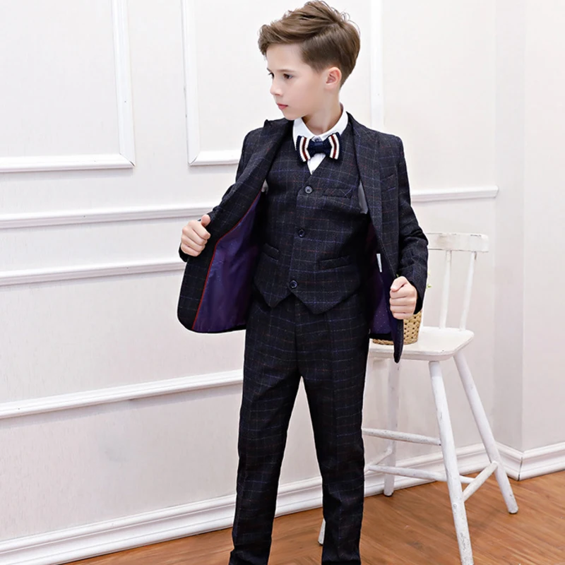 

IYEAL Suit Blazer For Boy Single Breasted Boys Suits For Weddings Costume Enfant Garcon Mariage Boys Blazer Jogging Garcon 4-14Y