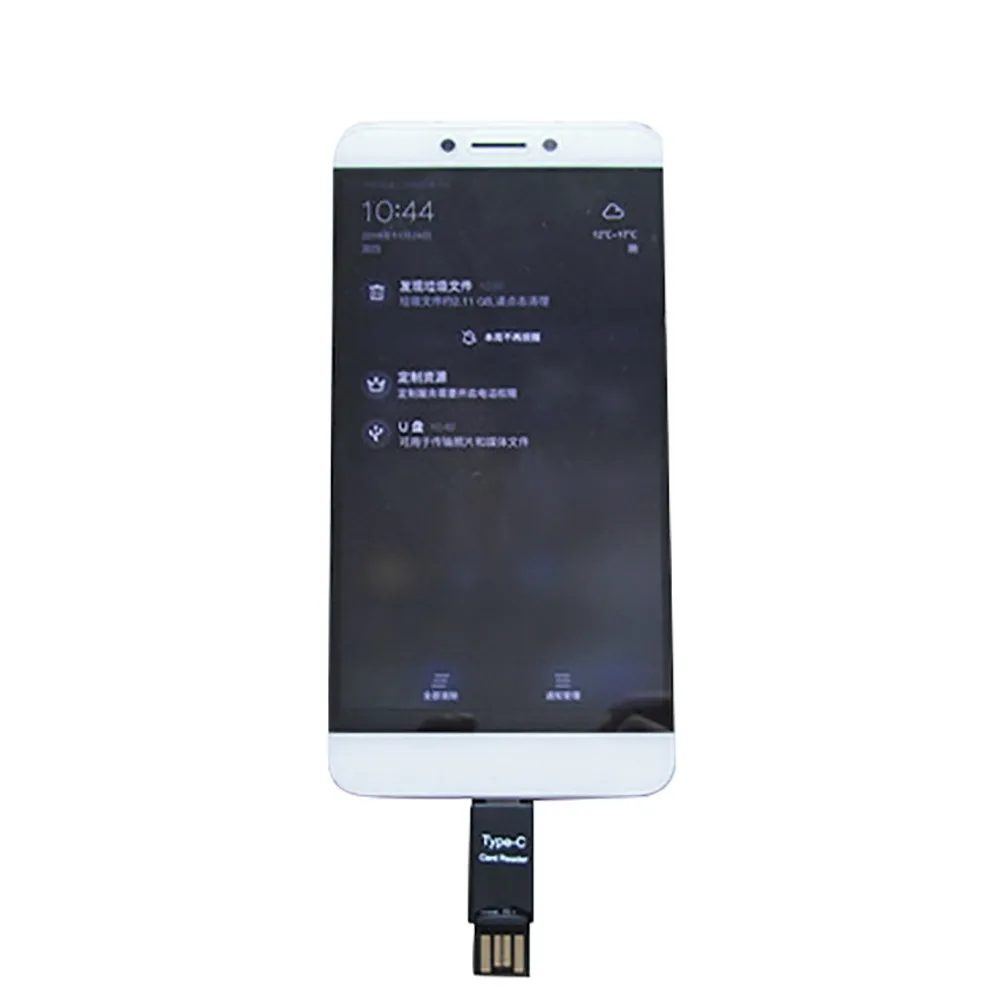 Ecosin2 USB 2.0 Тип-C HOST OTG адаптер Micro SD Card Reader 17mar21