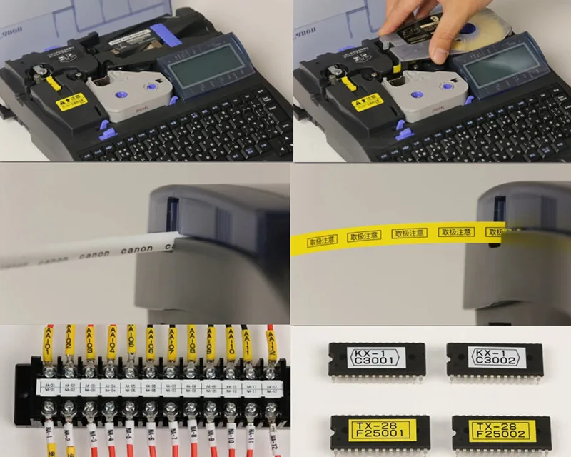 tinta ribbon kaset mk rs100b kompatibel kartrid untuk electronic lettering machine tabung printer mk2600 mk2500 mk1100 mk1500