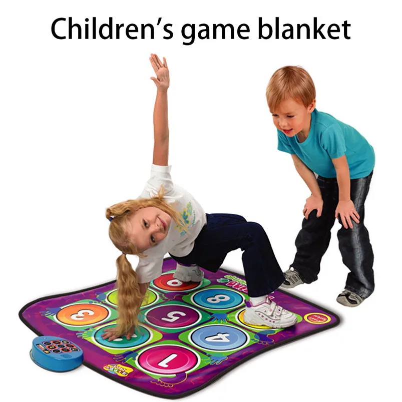 Play Music Carpet Mat Singing Gym Digital Game Dancing Carpet Mat Kids Baby Gift Multifunctional Digital Game Blanket 40MR1802