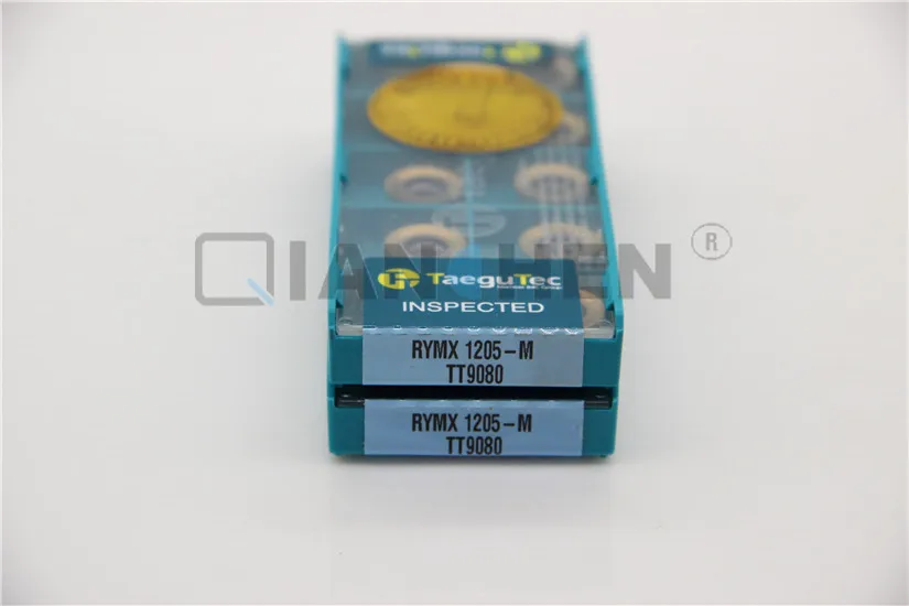 TaeguTec 10 шт./лот токарные инструменты RYMX1205 M TT9080 карбидная вставка торцевая фреза