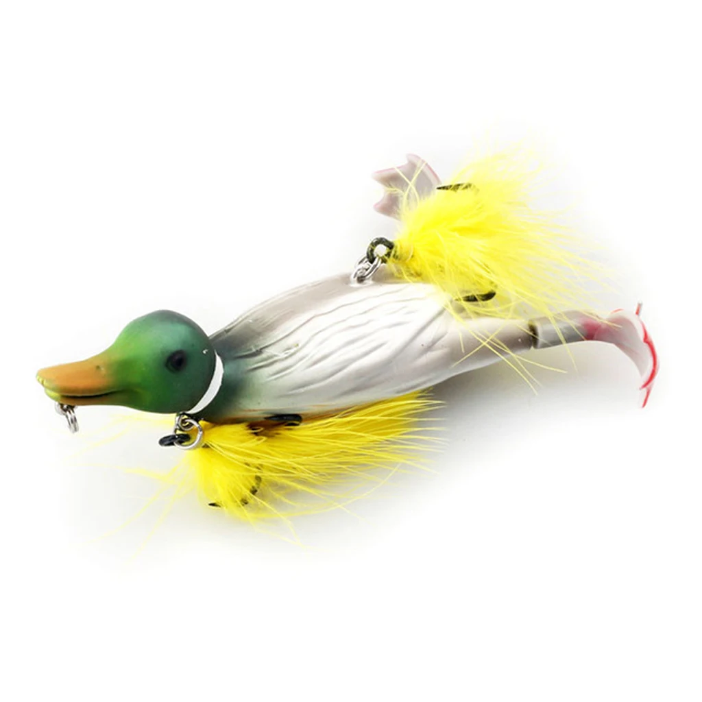 

12cm28g simulation duck road lure lure bionic fake fishing lure soft bait road bait suitable for Hetang Hubo Reservoir, etc.