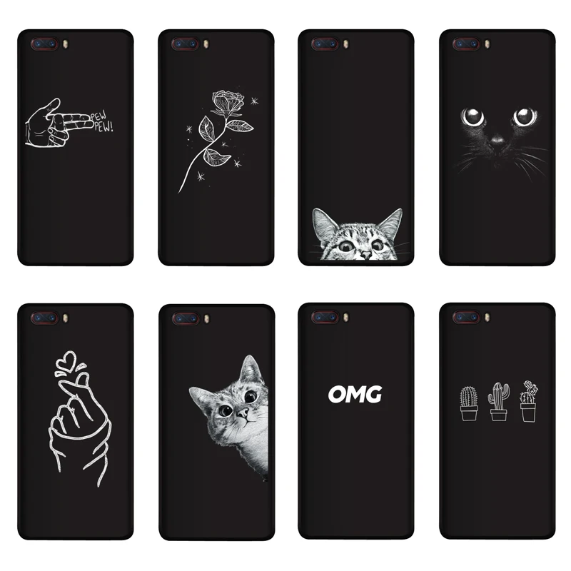 Мягкий силиконовый чехол QAQsam для ZTE nubia M2 5 дюйма с рисунком матовый телефона