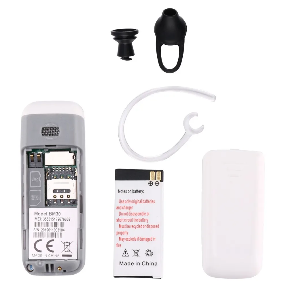 Для Носимых устройств L8STAR BM30 Mini Quad Band разблокированный телефон беспроводной номеронатор карты низкого излучения