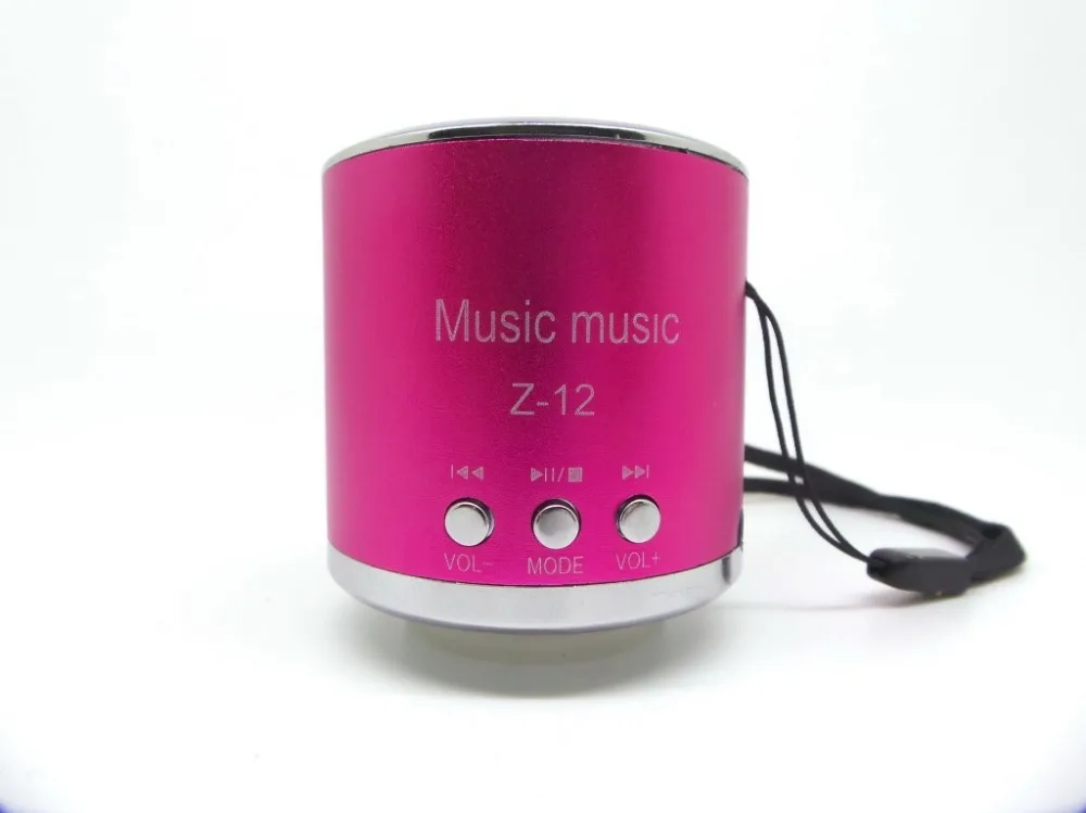 Bolida портативный динамик FM Z12 мини сабвуфер музыка колонки Поддержка USB Micro SD карта