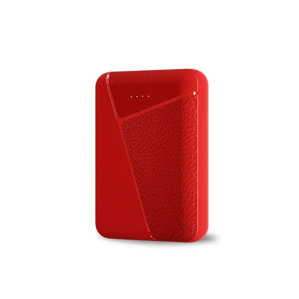 20000 мАч портативный mi ni карамельный цвет аварийного питания прямоугольник банк для Xiaomi mi iPhone samsung повербанк внешний аккумулятор - Цвет: red