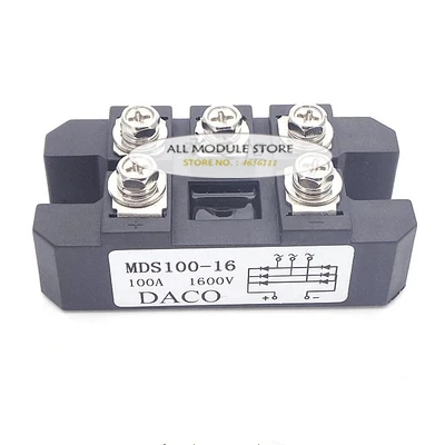 MDS100A 3 фазы диодный мост выпрямителя 100A Amp 1600V MDS100-16 MDS100A1600V MDS100A 1600V