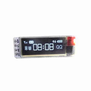 

0.91 inch white IIC oled module for arduino /STM32/51