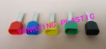 

2017 freeshipping 500pcs/lot TE1510 Bootlace cooper Ferrules kit set Wire Copper Crimp Connector Insulated Cord Pin End Terminal