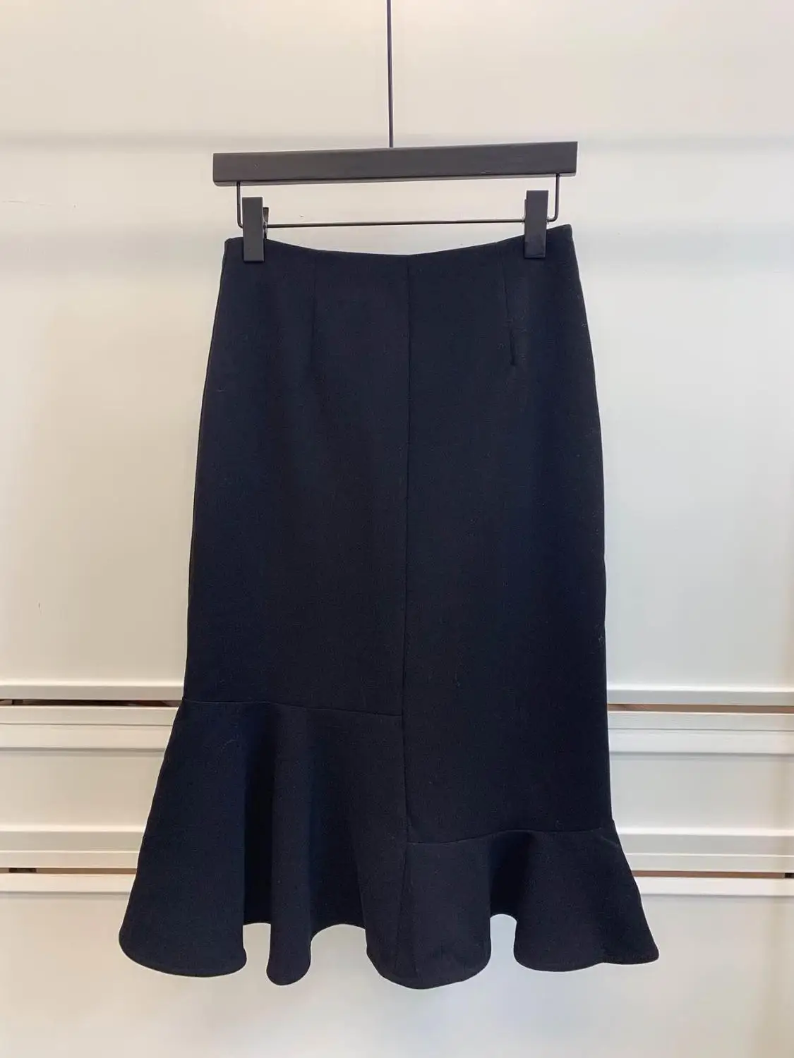 

2019 new ladies fashion sexy solid color high waist fishtail skirt 0708