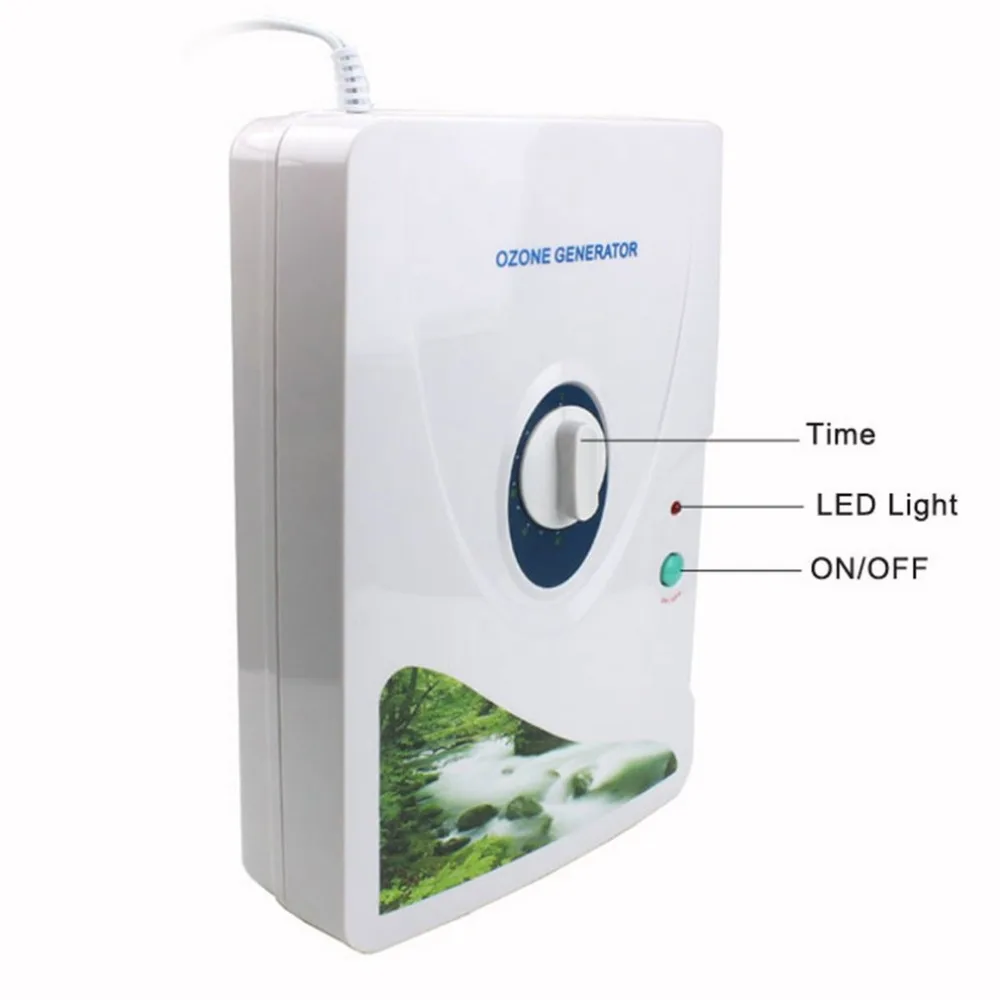 Небольшой размер светодиодный дисплей очиститель воздуха портативный генератор озона Многофункциональный очиститель воздуха для овощей