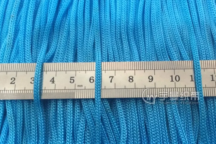 3 мм х 200 м полипропиленовый ПП вязаный трос тонкий трос нить процесс имитация нейлон полые выставки тег значок шнур