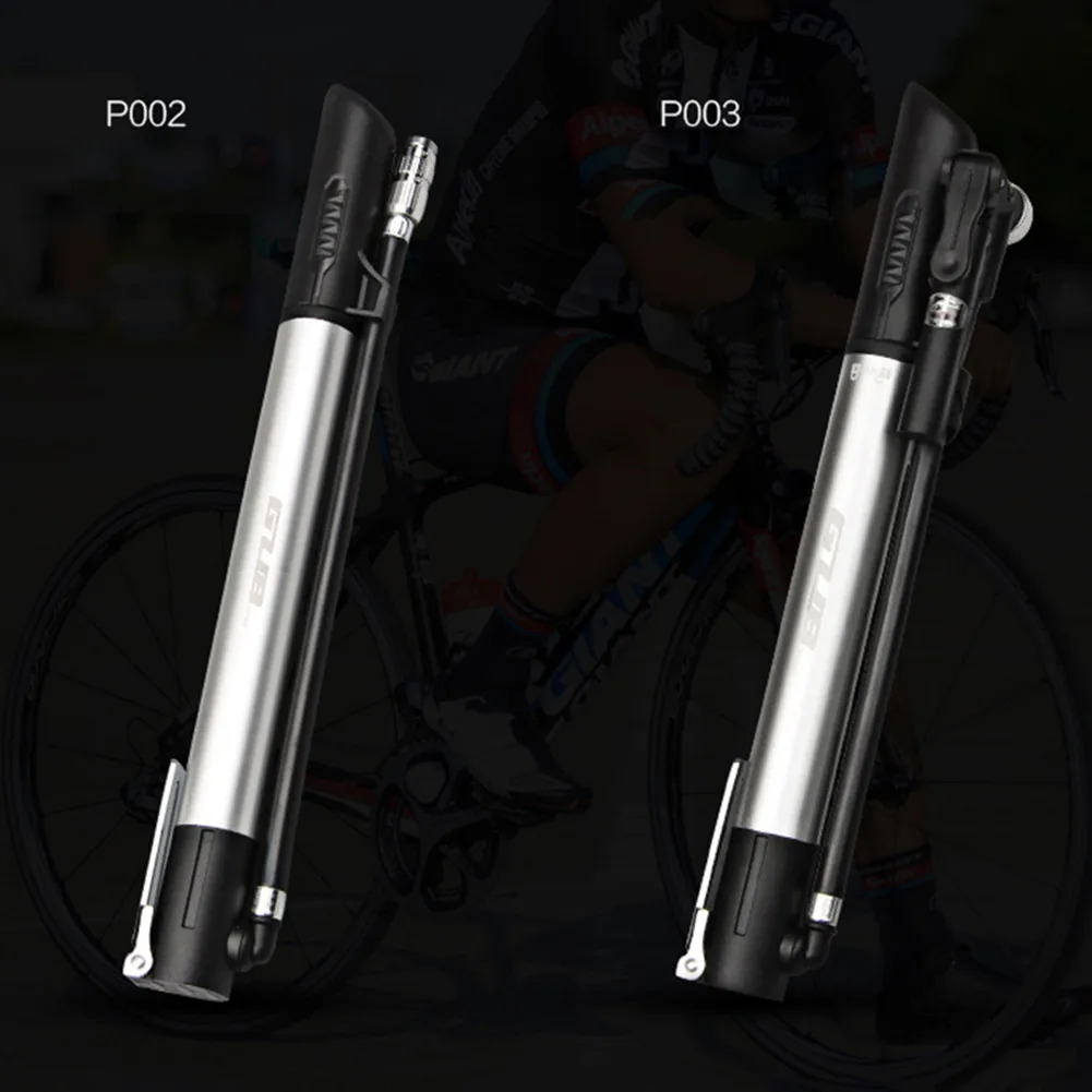 Портативный одноцилиндровый велосипедный насос 80-120 Psi алюминиевый сплав велосипедный насос с фиксированным кронштейном