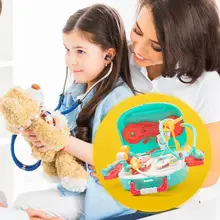 Детский игрушечный набор имитаций врача, портативный чемодан, медицинский набор, Детские Обучающие ролевые игры, Классические игрушки