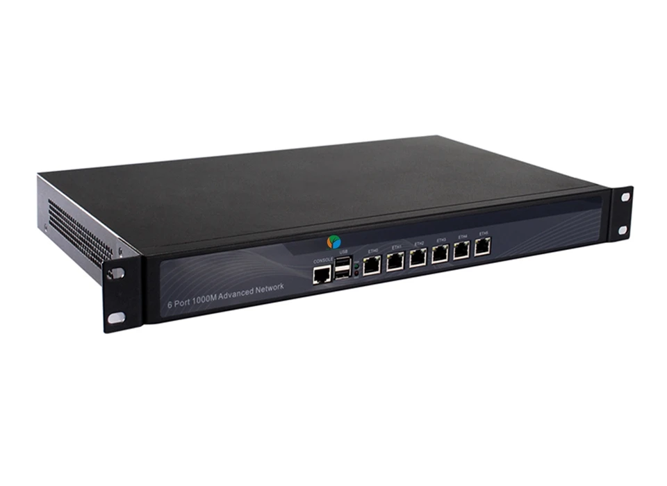 Причастником сетевой сервер брандмауэр маршрутизатор barebone 1U с Celeron 2117U 1037U поддержка ROS Mikrotik PFSense