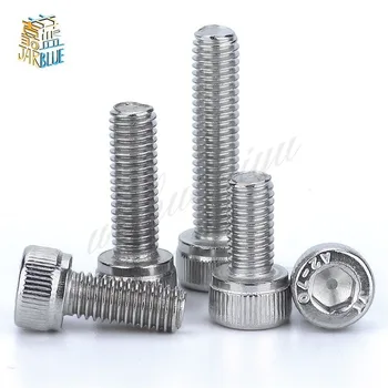 

DIN912 M5 304 Stainless Steel Metric Thread Hex Socket Head Cap Screw Bolts M5*(5/6/8/10/12/14/16/18/20/22/25/30/35/40/45/50)