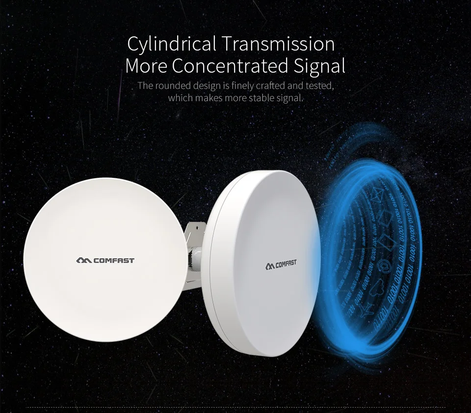 

2pcs 3km Comfast High Power Outdoor Wifi Repeater 2.4GHz 300Mbps Wireless Wifi Router AP Extender Bridge Nano station AP